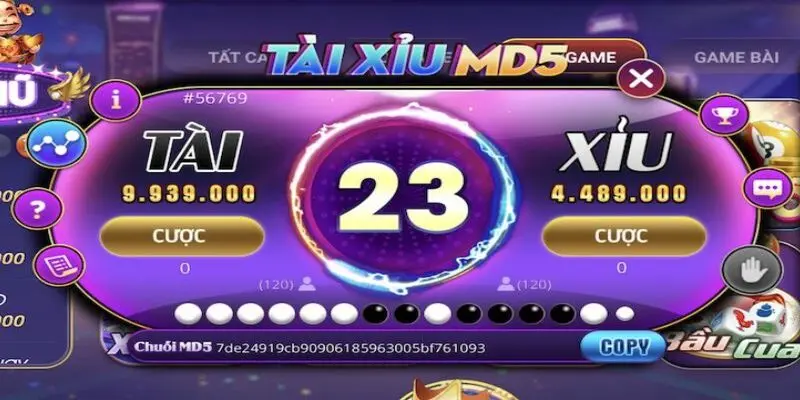 Giới thiệu vài nét game tài xỉu MD5